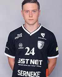 Simon Brne nätade i sin herrlagsdebut! Foto:Express-Bild