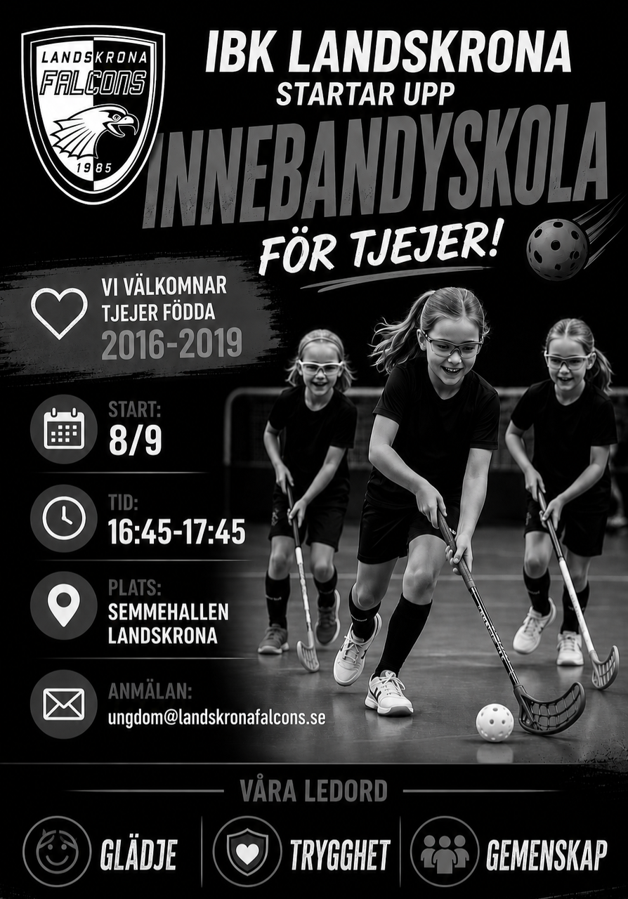 Innebandyskola för tjejer födda 2016-2019
