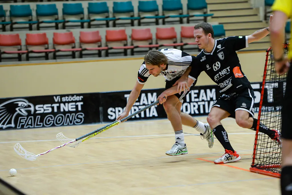 Andie Fleuron fick slå in segermålet 4-3. Foto: Ulf Bjarke