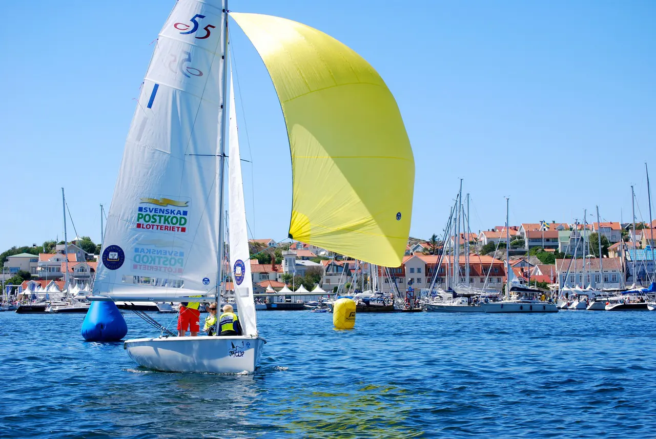 c55 som länsar under JR Cup på Marstrand