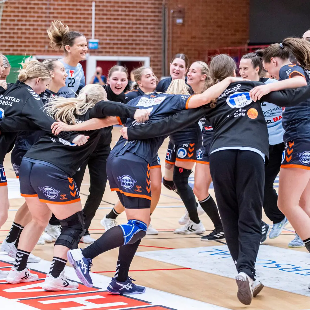 Foto av Nisse Nilsson efter Final4-platsen hade säkrats.