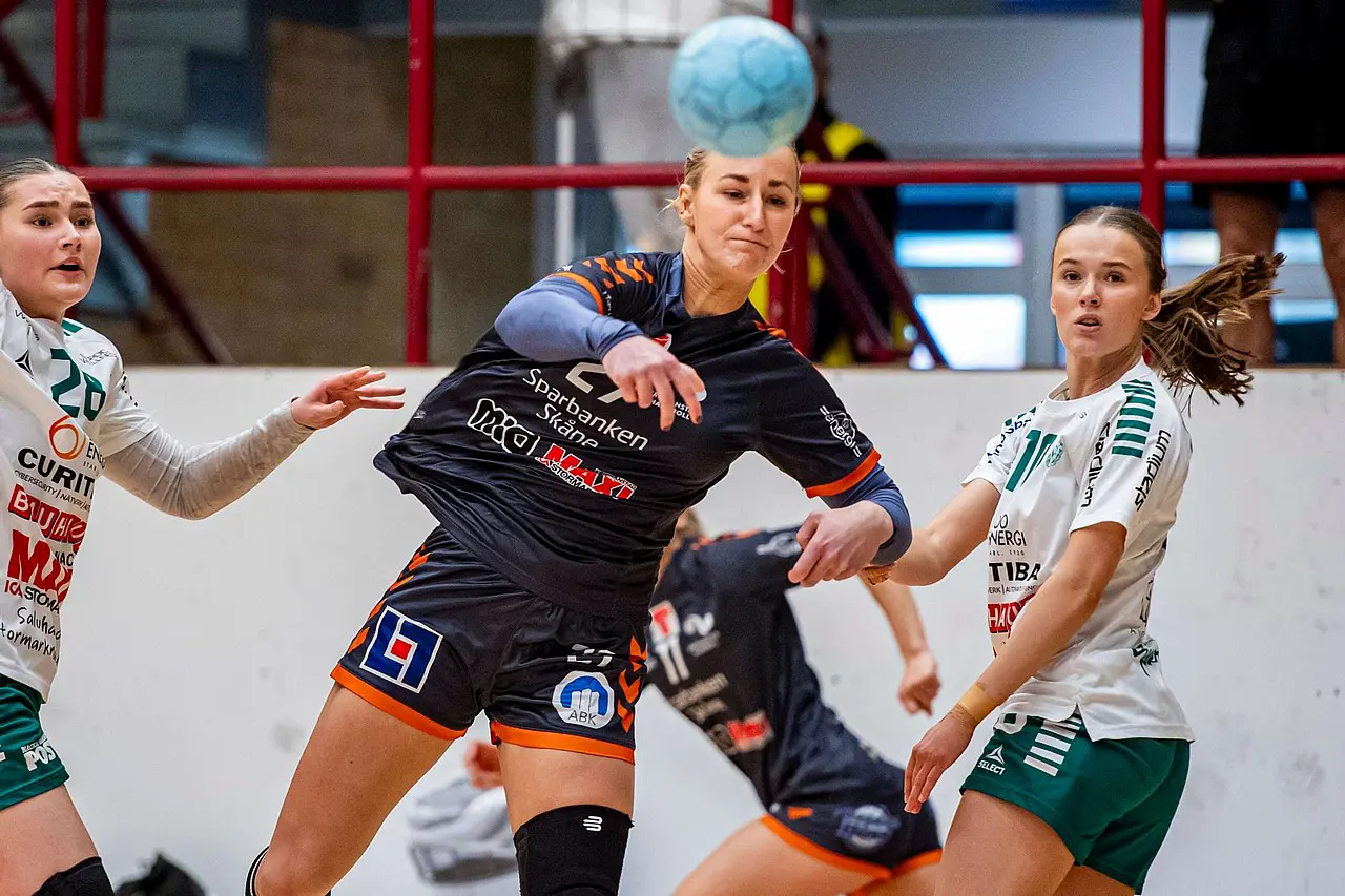 Foto av Nisse Nilsson av Lea Gruber under machen mot Skuru IK hemma.
