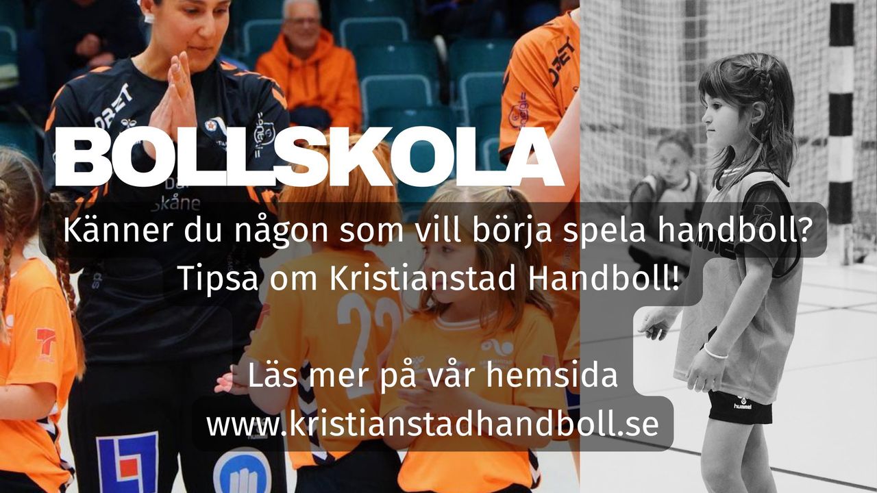 Lek och spela handboll tillsammans med Kristianstad Handboll. Prova Bollekis, Bollkul och Handbollsskolan.