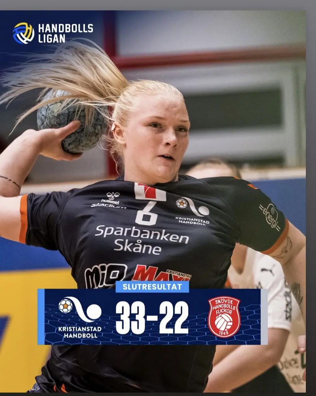 Tilda Colleen - 10-målskytt i hemmapremiären.