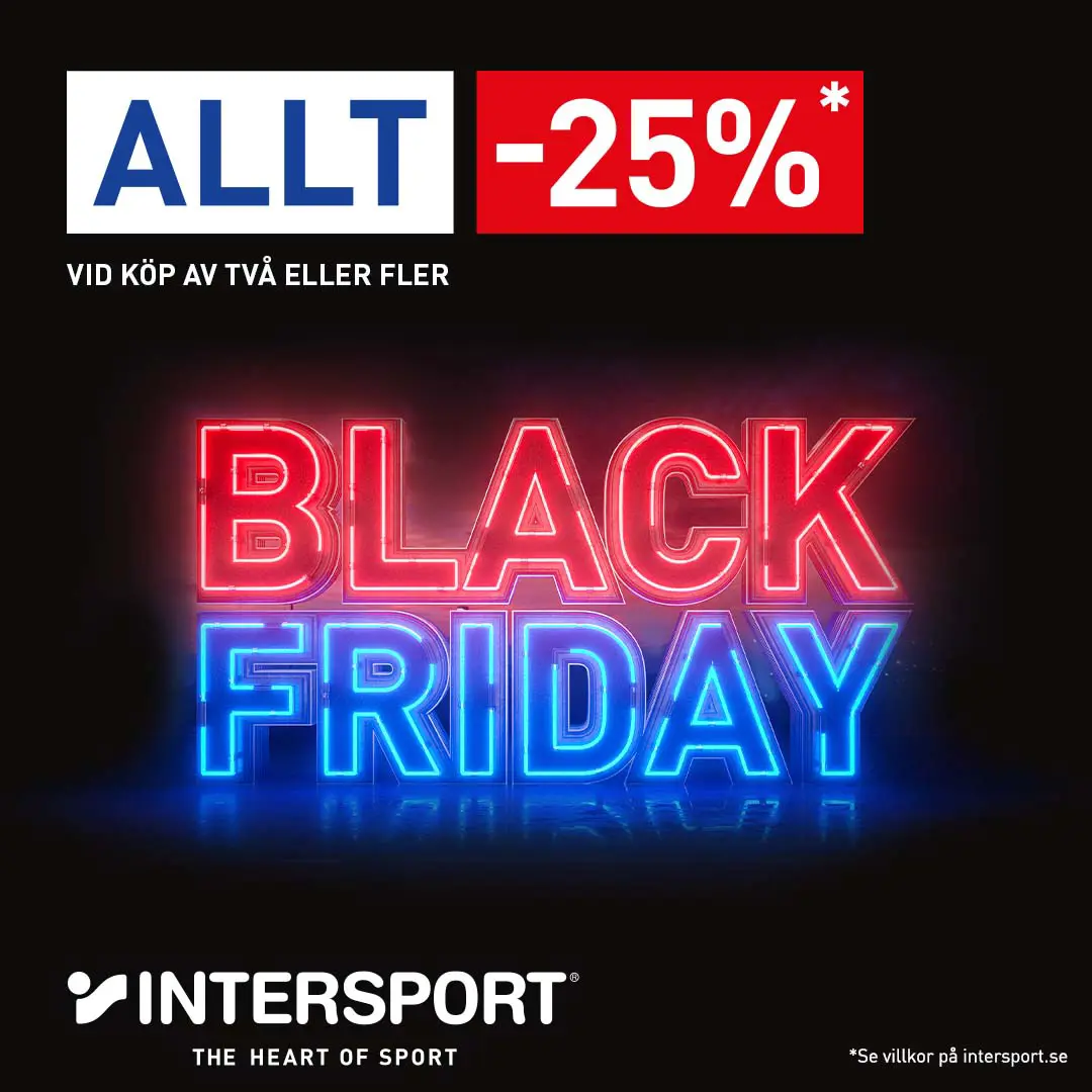 Passa på att handla julklapparna hos INTERSPORT under Black Friday!