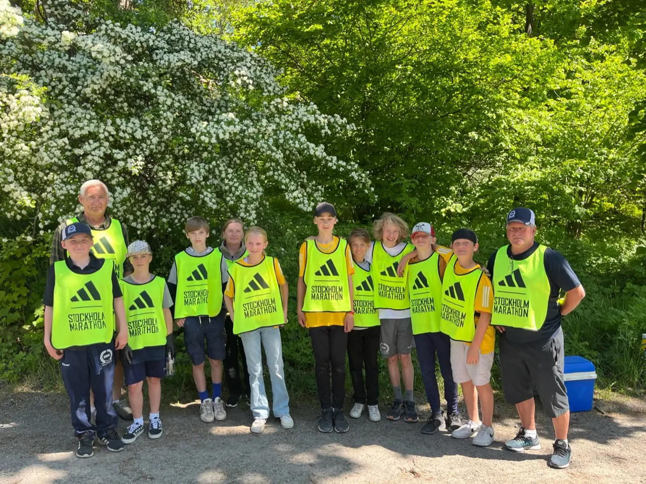 Årets upplaga av Stockholm Marathon, tappra banan delare, 2023.