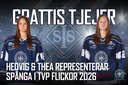 Hedvig Lovén och Thea Lidemark 