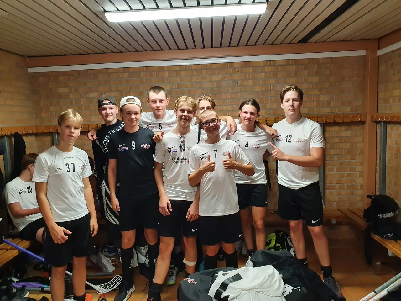 Lag WIBK Svart som i finalen spelade i Vitt.