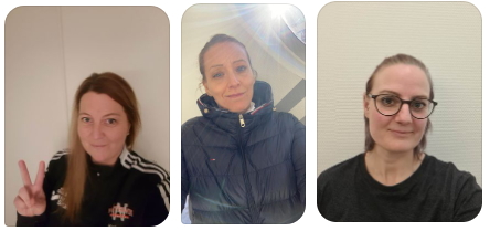 Helena K, Erica P och Josefine W.