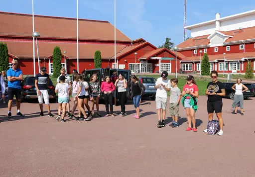 Träningsläger på Godby, Åland tillsammans med Bollnäs och Söderhamns simsällskap. 13-17/8-2018. Deltagare från HSS: Sebastian, Gustav, Alva, Linus, Linn, Lovisa, Karin och Oskar