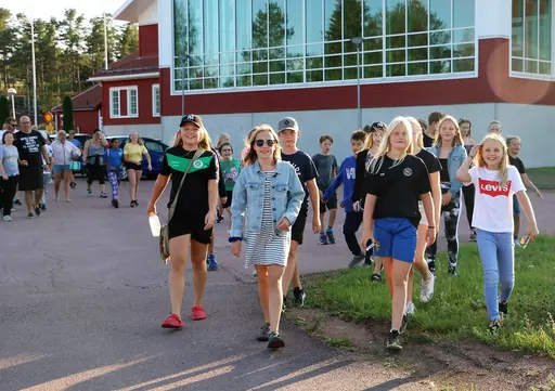 Träningsläger på Godby, Åland tillsammans med Bollnäs och Söderhamns simsällskap. 13-17/8-2018. Deltagare från HSS: Sebastian, Gustav, Alva, Linus, Linn, Lovisa, Karin och Oskar