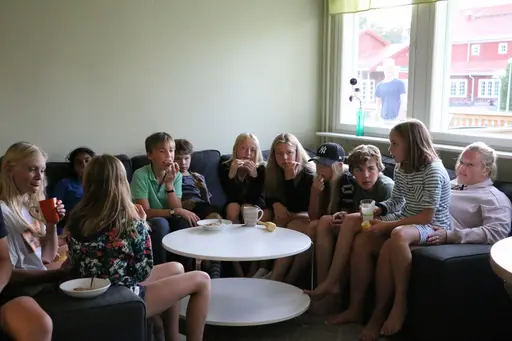 Träningsläger på Godby, Åland tillsammans med Bollnäs och Söderhamns simsällskap. 13-17/8-2018. Deltagare från HSS: Sebastian, Gustav, Alva, Linus, Linn, Lovisa, Karin och Oskar