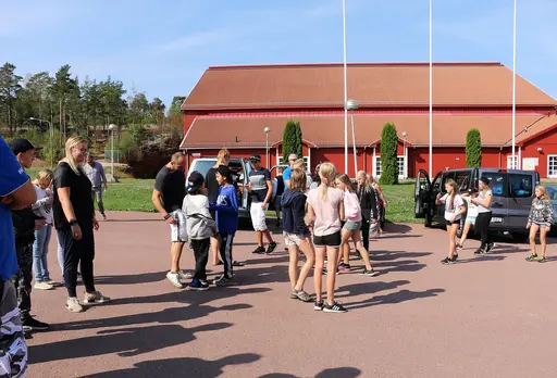 Träningsläger på Godby, Åland tillsammans med Bollnäs och Söderhamns simsällskap. 13-17/8-2018. Deltagare från HSS: Sebastian, Gustav, Alva, Linus, Linn, Lovisa, Karin och Oskar