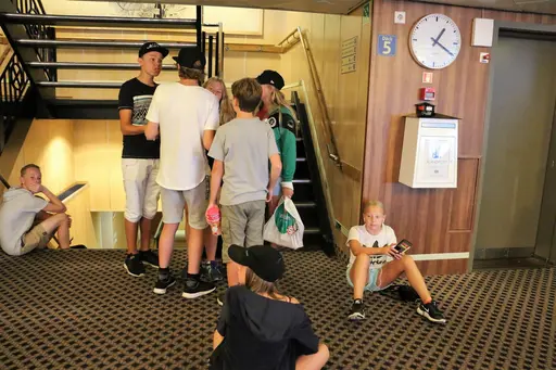 Träningsläger på Godby, Åland tillsammans med Bollnäs och Söderhamns simsällskap. 13-17/8-2018. Deltagare från HSS: Sebastian, Gustav, Alva, Linus, Linn, Lovisa, Karin och Oskar