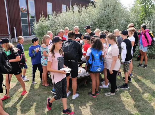 Träningsläger på Godby, Åland tillsammans med Bollnäs och Söderhamns simsällskap. 13-17/8-2018. Deltagare från HSS: Sebastian, Gustav, Alva, Linus, Linn, Lovisa, Karin och Oskar