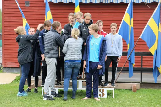 Risösimmet 2017. Anna Dorottya Papp, Gustav Hedin, Sebastian Pettersson, Gustaf Sandström, Viggo Reit och Anton Sölveskog 