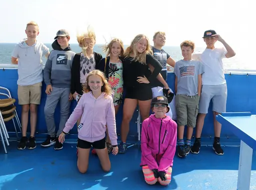 Träningsläger på Godby, Åland tillsammans med Bollnäs och Söderhamns simsällskap. 13-17/8-2018. Deltagare från HSS: Sebastian, Gustav, Alva, Linus, Linn, Lovisa, Karin och Oskar