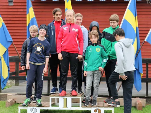 Risösimmet 2017. Anna Dorottya Papp, Gustav Hedin, Sebastian Pettersson, Gustaf Sandström, Viggo Reit och Anton Sölveskog 
