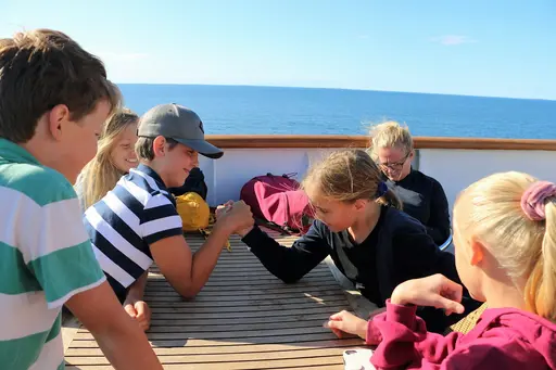 Träningsläger på Godby, Åland tillsammans med Bollnäs och Söderhamns simsällskap. 13-17/8-2018. Deltagare från HSS: Sebastian, Gustav, Alva, Linus, Linn, Lovisa, Karin och Oskar