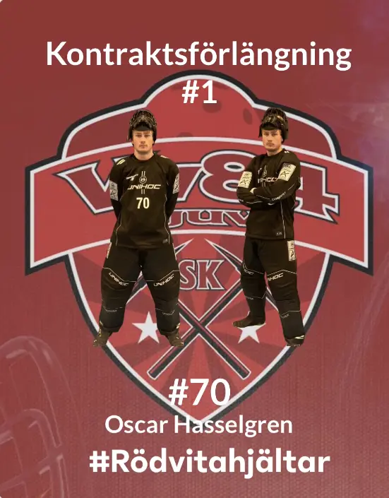 Oscar Hasselgren förblir rödvit!