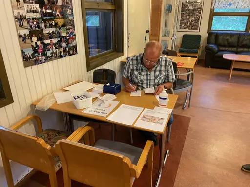 Några av de 35 deltagarna fångade på bild