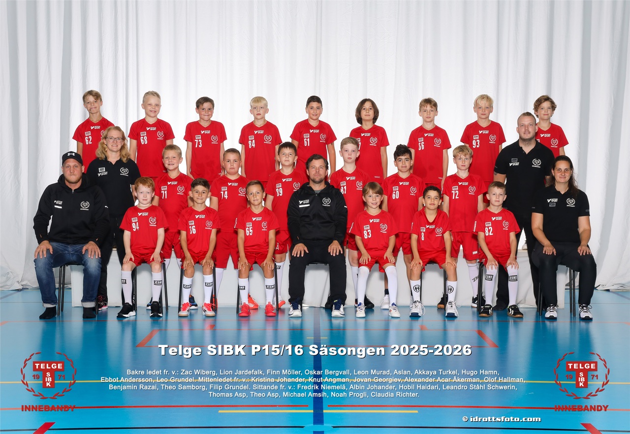 Telge SIBK P15/16 Säsongen 2025/26