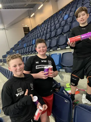 Nöjda spelarna får varuprover av Biosteel