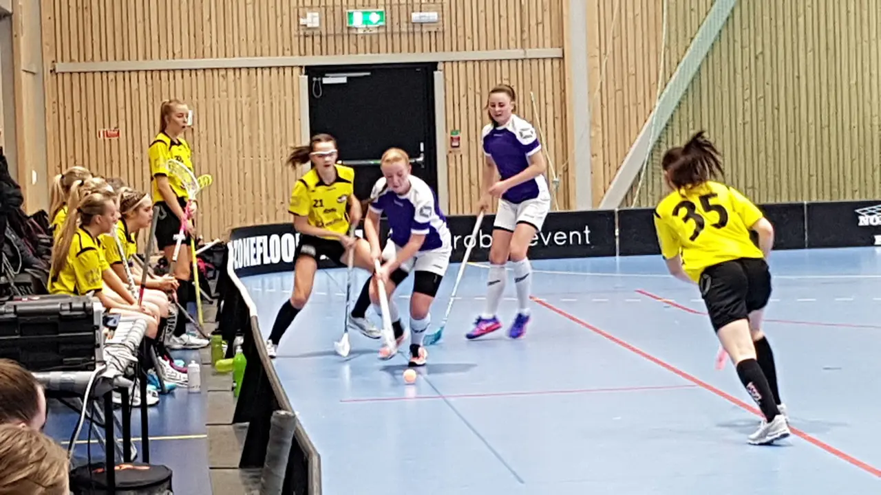 Våra JAS-tjejer spelar i blått o lila