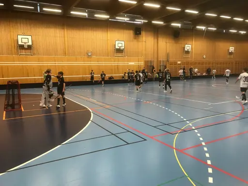 Haik spelar i svarta tröjor, Borlänge i vita och Sundborn i vitt och rött matchställ.