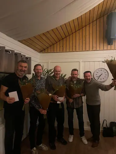 1:a bilden Bästa träningsfliten, 2:a bilden Årets Stjärnskott, 3:e bilden Bästa målskytt i u respektive a-lag, 4:e bilden Bästa Spelare, 5:e bilden årets tränare och ledare