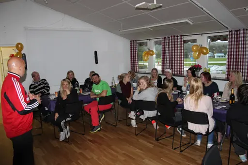 Efter matchen mot Grönahög firades seriesegern