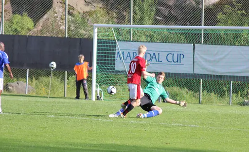 Matchen vanns av Södra VIng med 1-0. Mariedal fick 2 spelare utvisade.