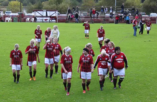 Efter matchen mot Grönahög firades seriesegern