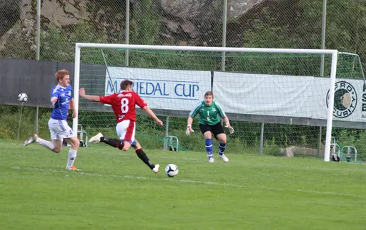 Matchen vanns av Södra VIng med 1-0. Mariedal fick 2 spelare utvisade.
