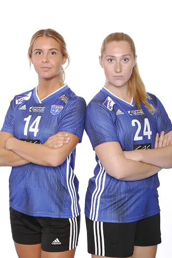 Mikaela Geberg (vä) och Lovisa Kardell (hö). Foto: Express-Bild