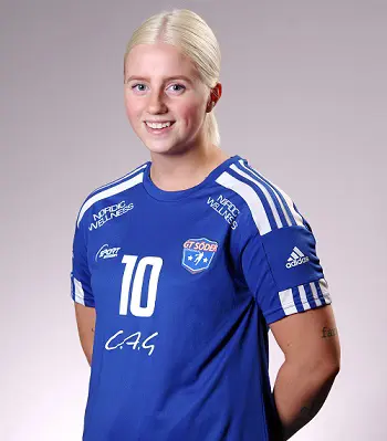 Hannah Eldås fick priset som matchens lirare i GT Söder. Foto: Express-Bild.