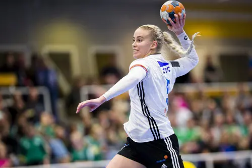 Emma Petersson - matchens lirare i GT Söder. Foto: Andreas Sandström / Bildbyrån