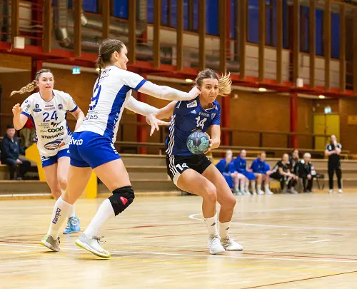 Mikaela Geberg - matchens lirare i GT Söder. Foto: Anders Johnson.