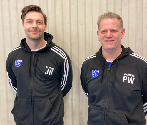 Jacob Nilsson och Patrick Wester - damlagets nya tränare! Foto: Therese Hettman