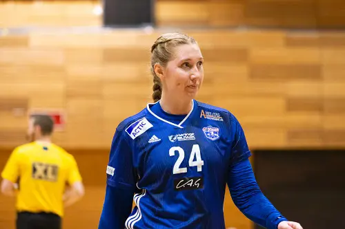 Lovisa Kardell fick pris som matchens lirare i GT Söder. Foto: Anders Johnson.
