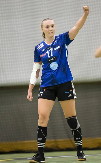 Linnea Öhrnell gjorde fyra mål i premiärmatchen mot H65. Foto: Andreas Sandström / Bildbyrån