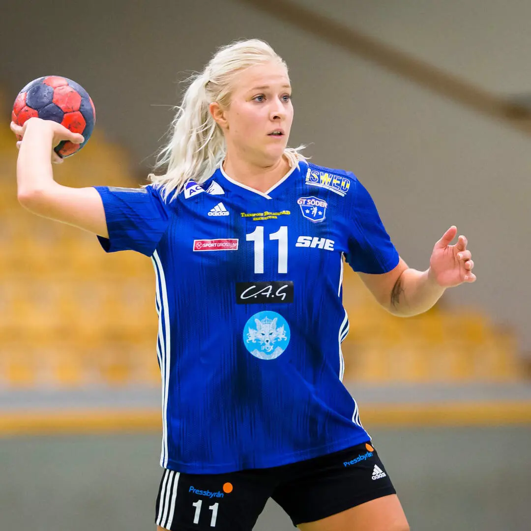 Matchens lirare i GT Söder, 5-målsskytten Yasmin Domonji. Foto: Andreas Sandström / Bildbyrån