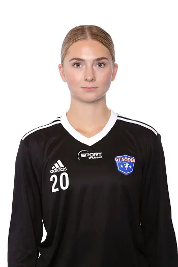 Elin Zackrisson fick pris som matchens lirare i GT Söder. Foto: Express-Bild.