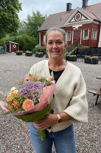 Therese Hettman tackades av vid årsmötet. Foto: Helena Olsson