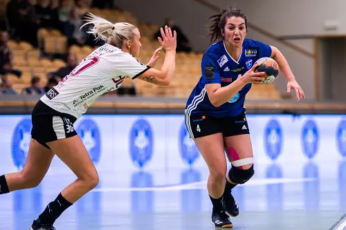 Fatos Kücükyildiz gjorde sex mål i matchen mot Lugi HF. Foto: Maxim Thoré / Bildbyrån.