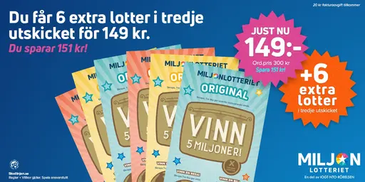 Stötta Avesta BK genom prenumerera på Miljonlotteriet.