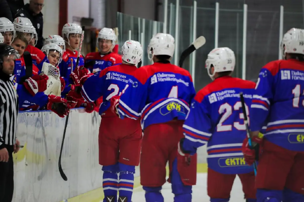 I matchen mot Älvdalen fick Avesta måljubla 17 gånger. Arkivfoto: Sebastian Olander.