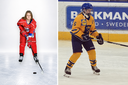 Vilda Hedin i ABK-dressen och Dalarnas tv-pucksdress!
