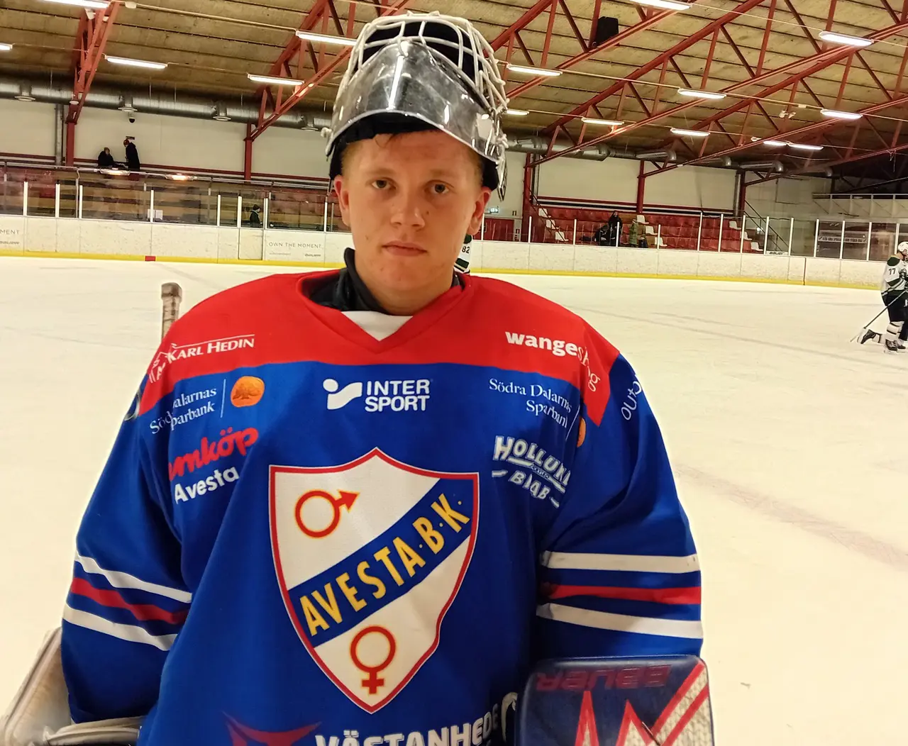 Emil Rautsila gjorde en bra match i kassen och räddade en straff i tredje perioden. Foto: Per Lindgren
