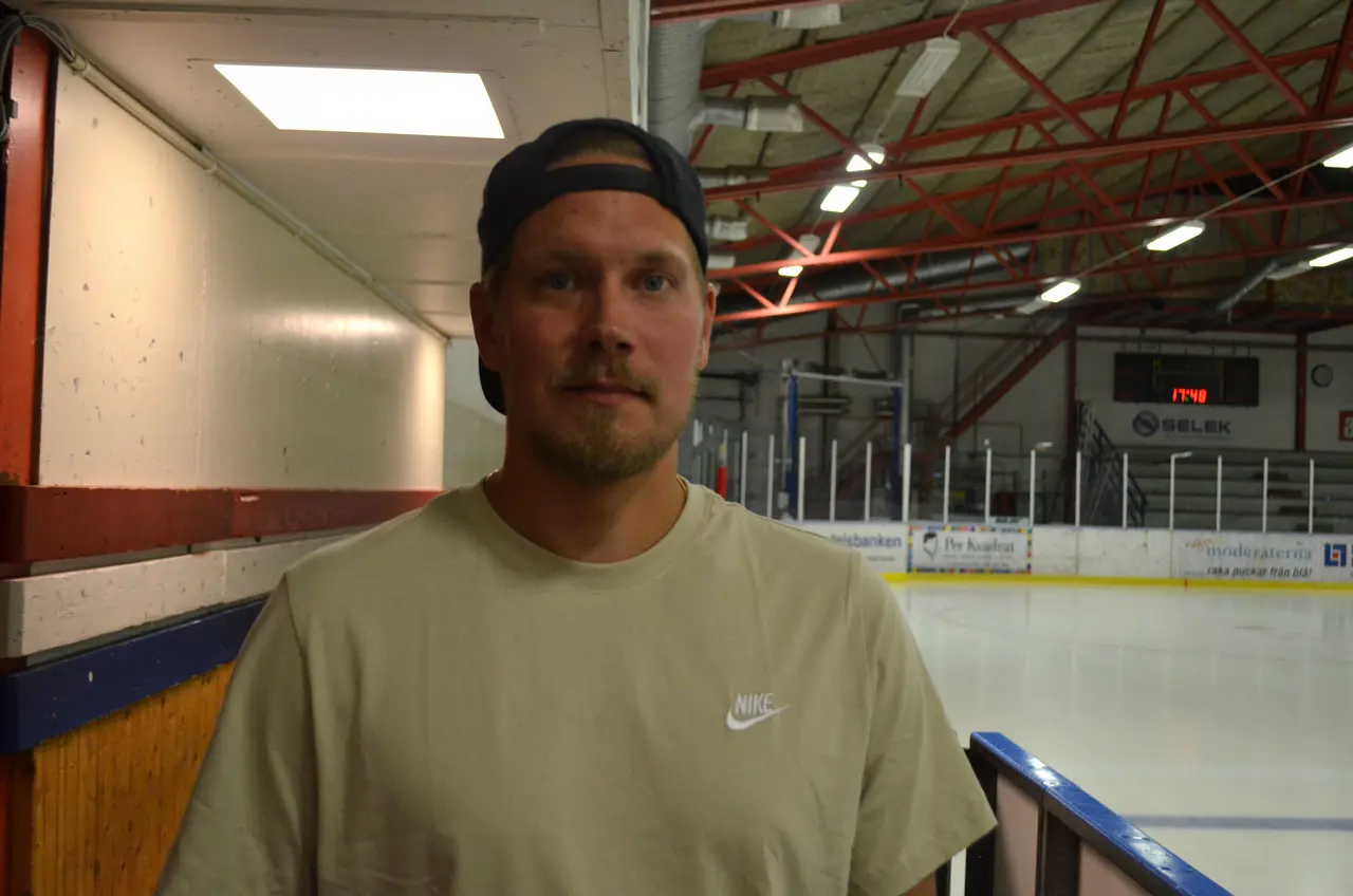 Henrik Lantz längtar till den första träningsmatchen på fredag mot Malung. Foto: Per Lindgren